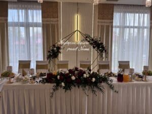Sala weselna w Hotelu Ostoja w Bobowej
