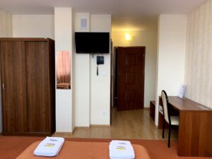 Pokój hotelowy w Hotelu Ostoja w Bobowej